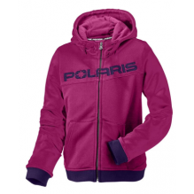 Hettejakke til dame - Lilla/rosa