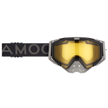 Amoq aster scooterbrille svart/gr&aring; - gul