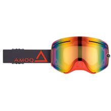 AMOQ Vision Vent+ Magnetic Goggles Grey-Red - Red Mirror