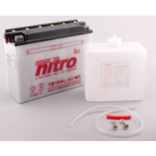 Nitro YB16AL-A2 Batteri 12V, 16Ah, 207x72x164, Syreflaske