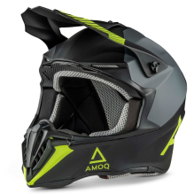 AMOQ Airframe Hj&auml;lm Svart/Gr&aring;/HiVis