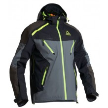 AMOQ Orbit Jacka Svart/Gr&aring;/HiVis