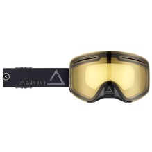 AMOQ Vision Vent+ Magnetic Skoterglasögon Blackout - Yellow