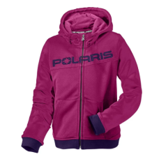 Hettejakke til dame - Lilla/rosa